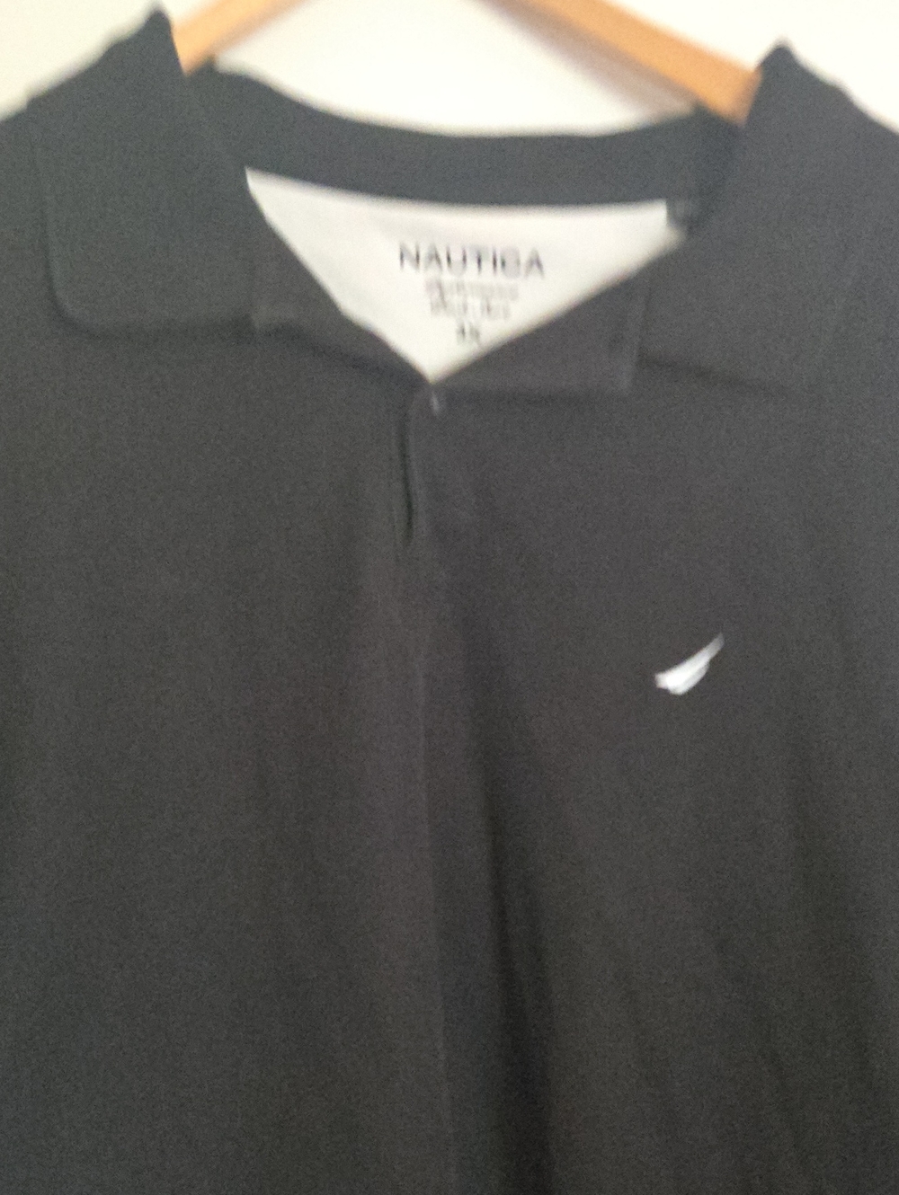 Nautica Men's Black Polo Shirt - Classic Short Sleeve